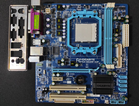 Gigabyte GA-M68M-S2P Socket AM2 mATX AMD Motherboard DDR2 Nvidia nForce 630a Chipset