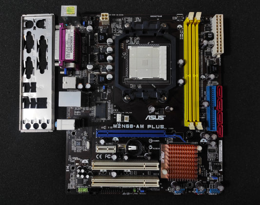 ASUS M2N68-AM PLUS Socket AM2 mATX AMD Motherboard DDR2 Nvidia nForce 630a Chipset