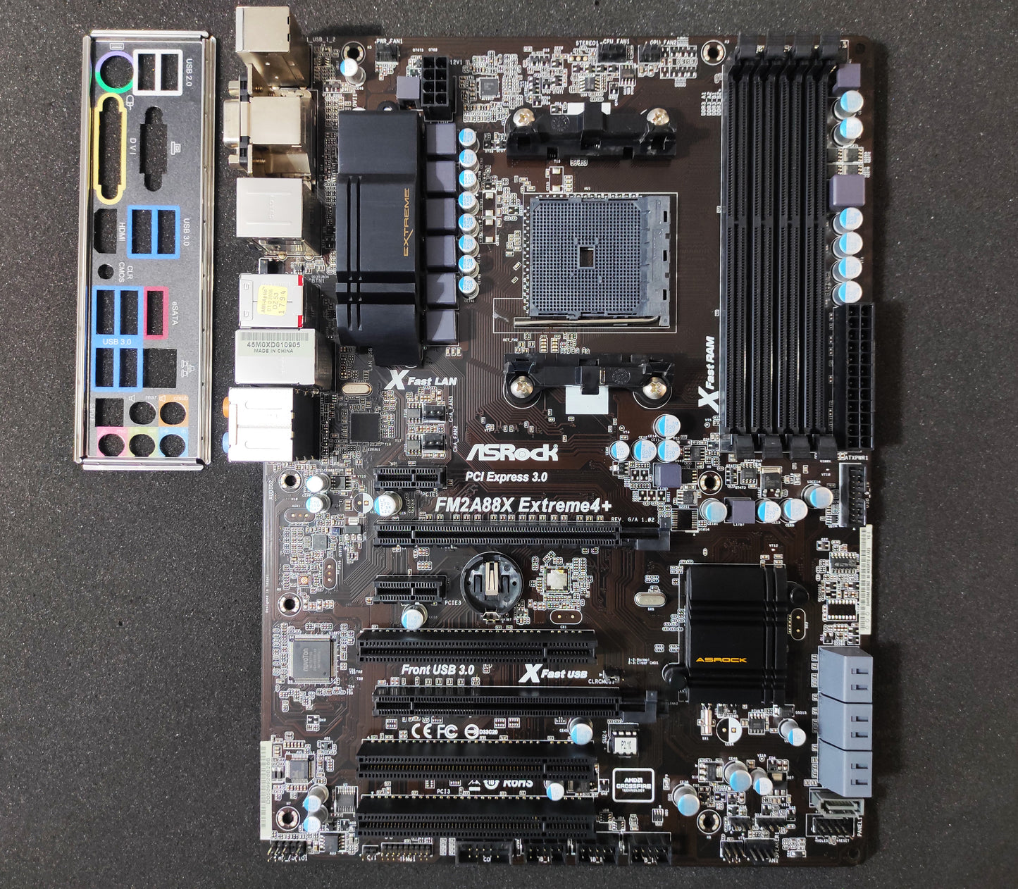 ASRock FM2A88X Extreme4+ Socket FM2+ ATX AMD DDR3 Motherboard AMD A88X Chipset