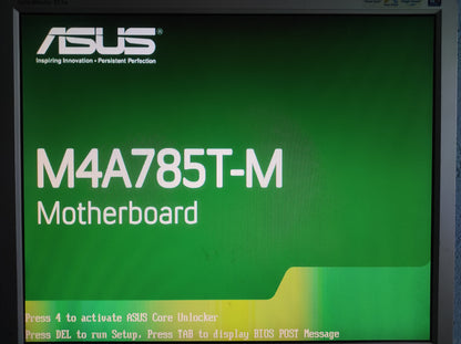 Asus M4A785T-M Socket AM3 mATX AMD DDR3 Motherboard AMD 785G Chipset