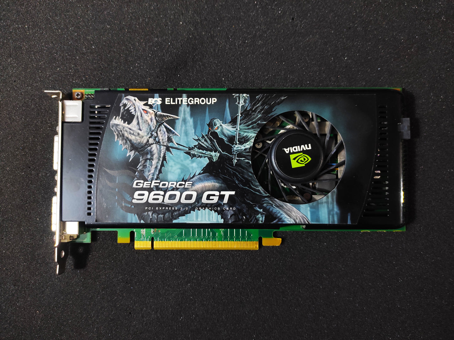 ECS NVIDIA GeForce 9600 GT 512MB GDDR3 PCI-e Dual DVI Graphics Video Card N9600GT-512MX