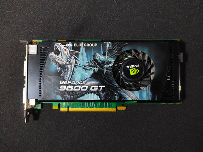 ECS NVIDIA GeForce 9600 GT 512MB GDDR3 PCI-e Dual DVI Graphics Video Card N9600GT-512MX