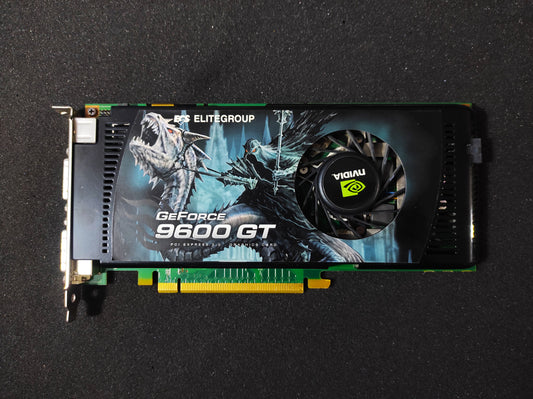 ECS NVIDIA GeForce 9600 GT 512MB GDDR3 PCI-e Dual DVI Graphics Video Card N9600GT-512MX