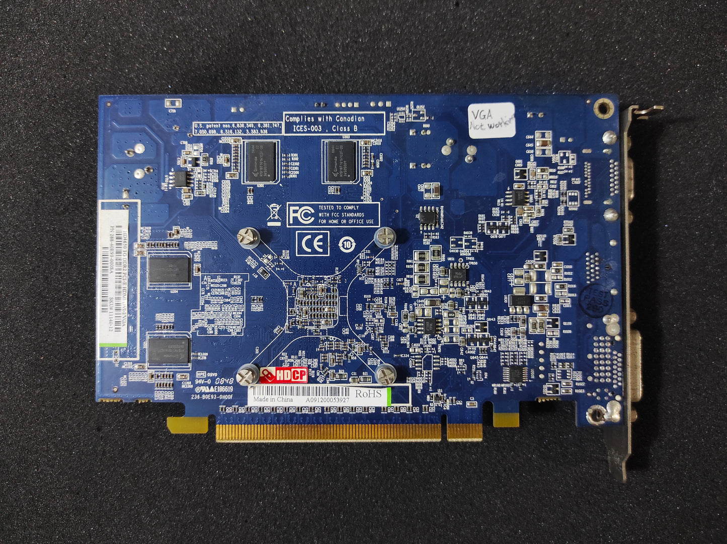 Sapphire ATi Radeon HD 4650 1GB DDR2 PCIe VGA DVI Graphics Card 288-40E93-000SA