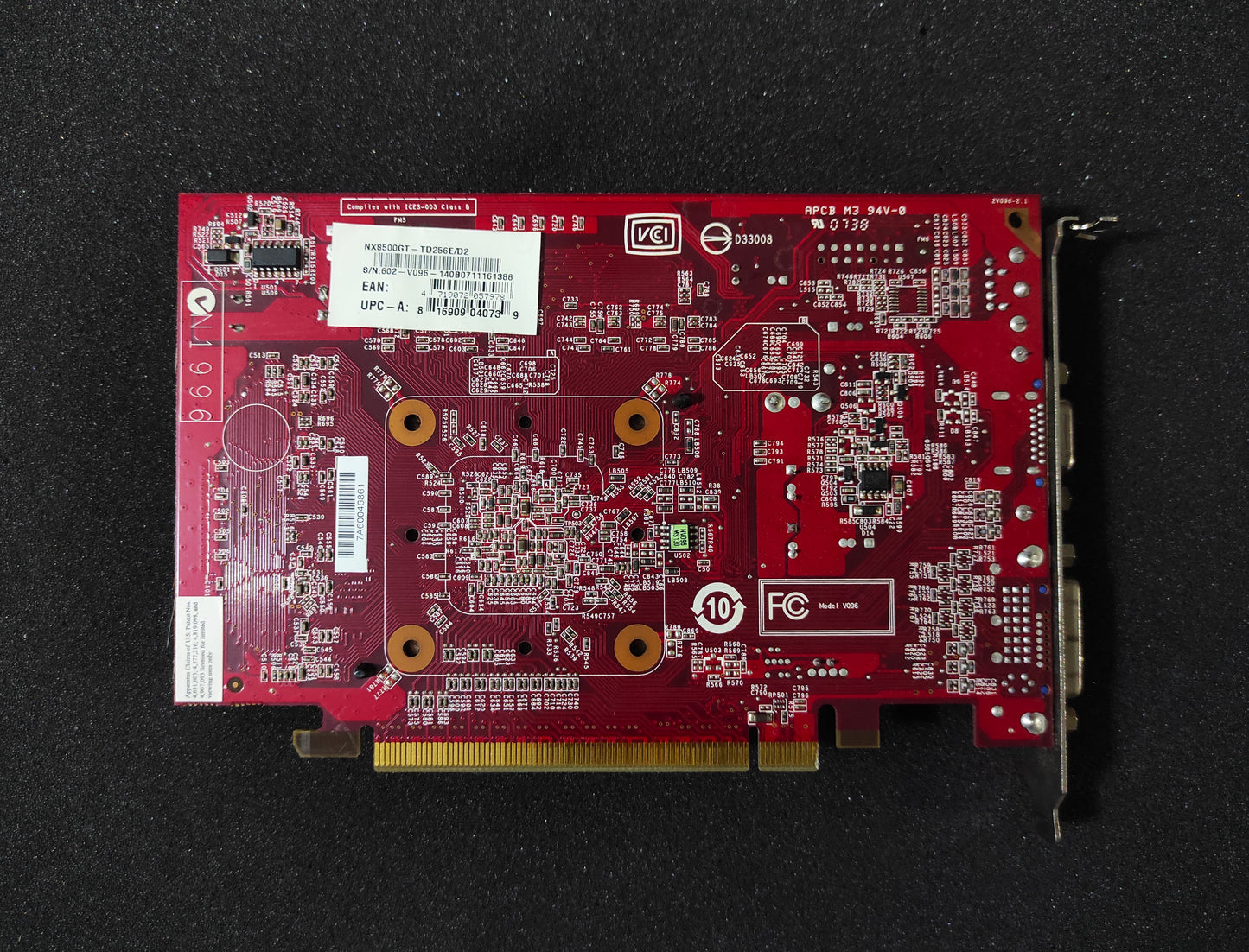 MSI NVIDIA GeForce 8500 GT 256MB GDDR2 PCI-e VGA DVI Graphics Video Card NX8500GT-TD256E/D2