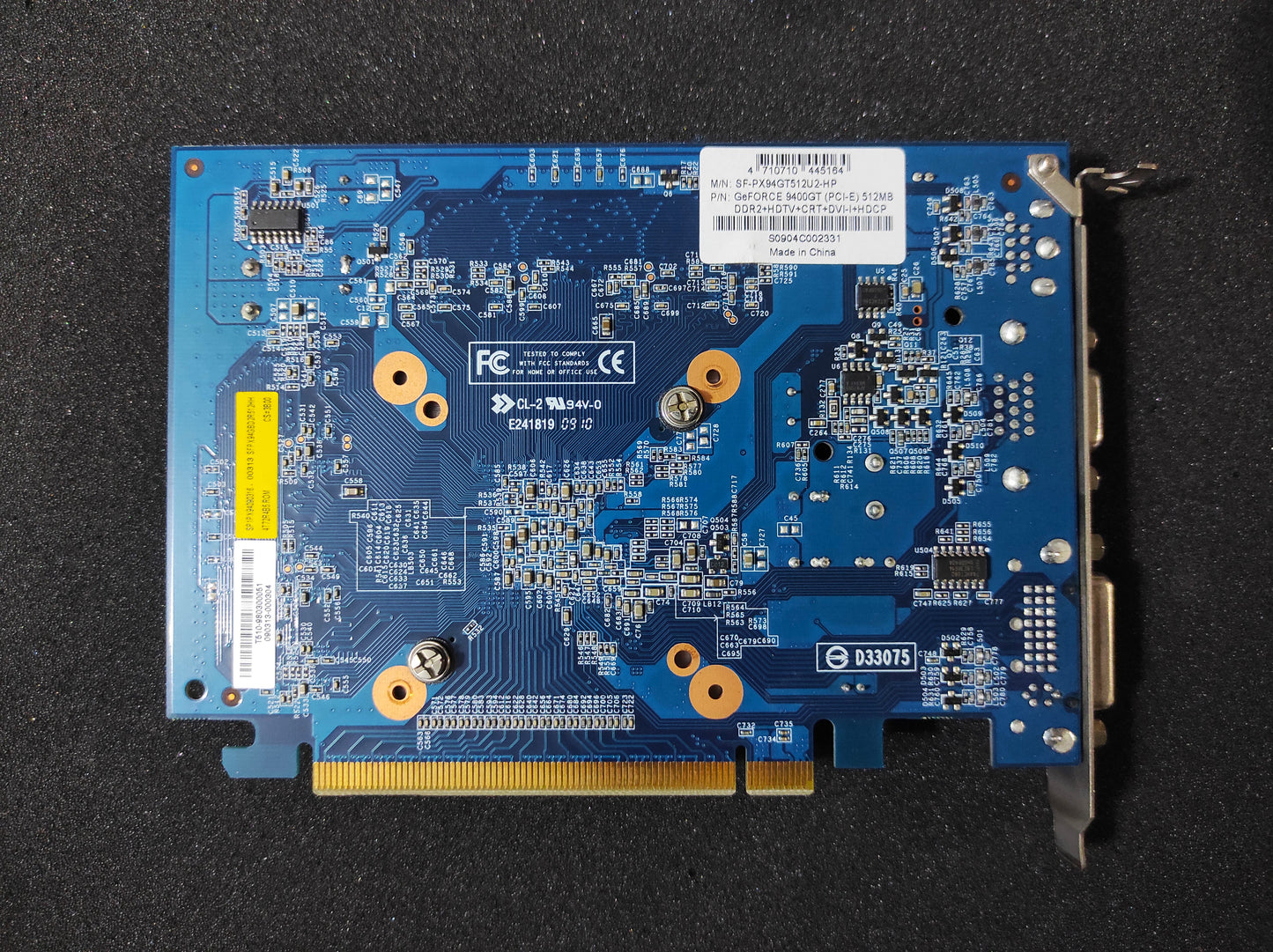 Sparkle SFPX95 NVIDIA GeForce 9400 GT 512MB GDDR2 PCI-e VGA DVI Graphics Video Card SF-PX94GT512U2-HP