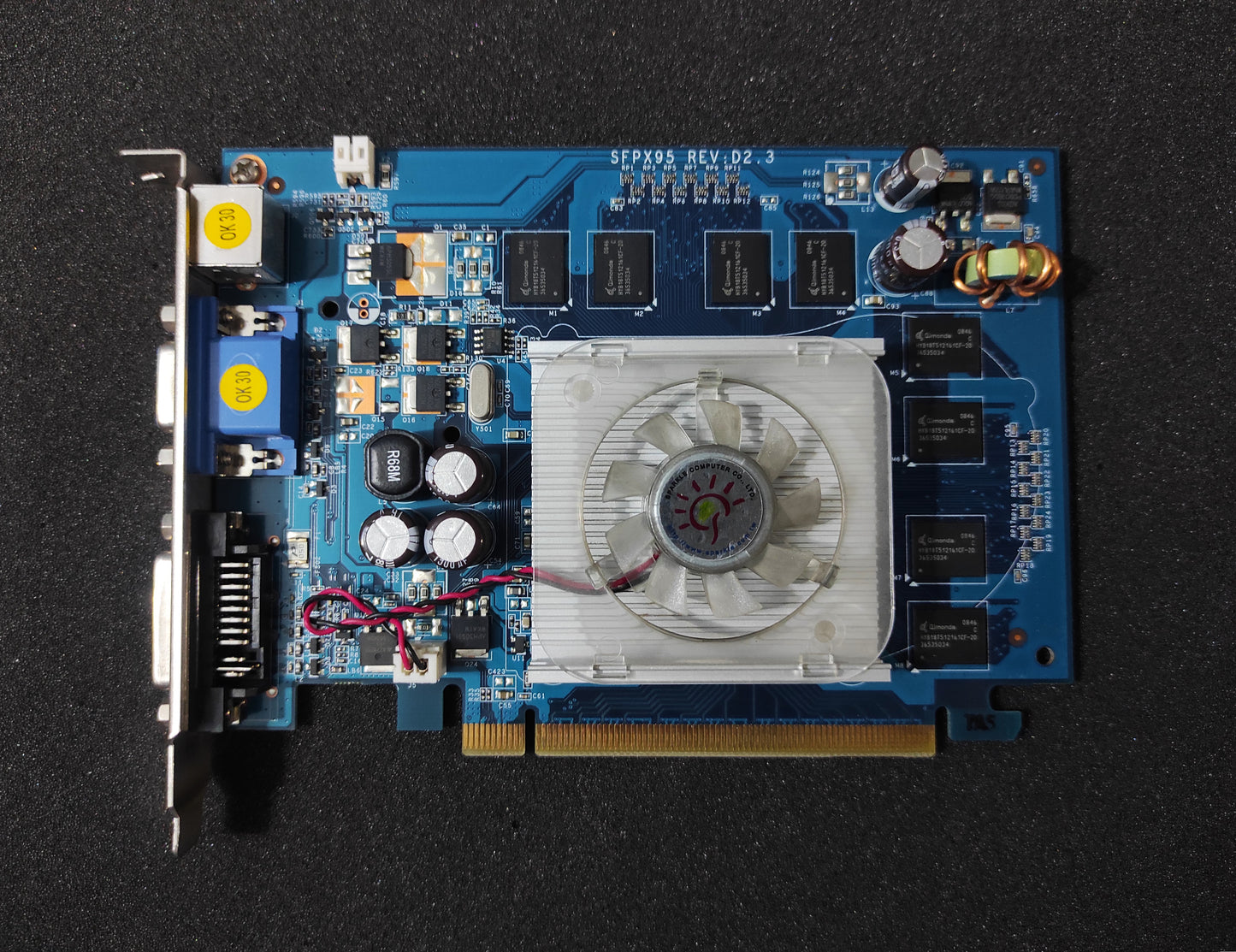 Sparkle SFPX95 NVIDIA GeForce 9400 GT 512MB GDDR2 PCI-e VGA DVI Graphics Video Card SF-PX94GT512U2-HP