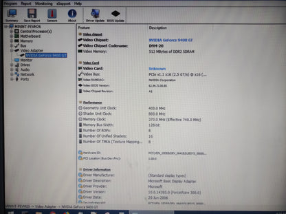 Sparkle SFPX95 NVIDIA GeForce 9400 GT 512MB GDDR2 PCI-e VGA DVI Graphics Video Card SF-PX94GT512U2-HP