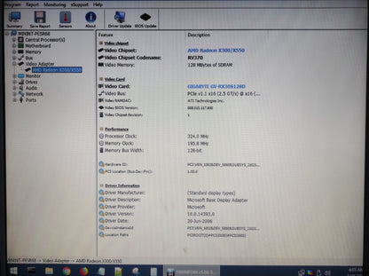 Gigabyte ATi Radeon X300 128MB PCIe VGA DVI Retro Graphics Card GV-RX30128D