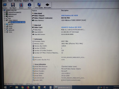 Gigabyte ATi Radeon HD 4650 1GB DDR2 PCIe VGA HDMI DVI Graphics Card GV-R465OC-1GI