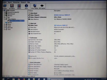 XFX NVIDIA GeForce 9800 GT 512MB GDDR3 PCI-e HDMI DVI Graphics Video Card PV-T98G-YNF3