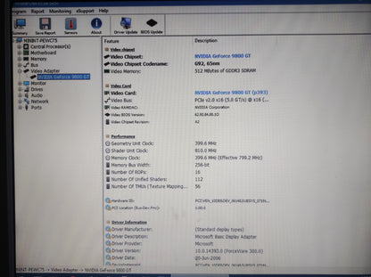 Inno3D NVIDIA GeForce 9800 GT 512MB GDDR3 PCI-e HDMI VGA DVI Graphics Video Card