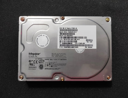 Maxtor MX6L020J1 DiamondMax Plus D740X-6L 20GB IDE 3.5" Vintage Retro Hard Drive HDD 7200RPM 2MB