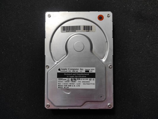 Apple 655-0232 IBM DALA-3540 540MB IDE 3.5" Vintage Retro Hard Drive HDD 4500RPM 96KB