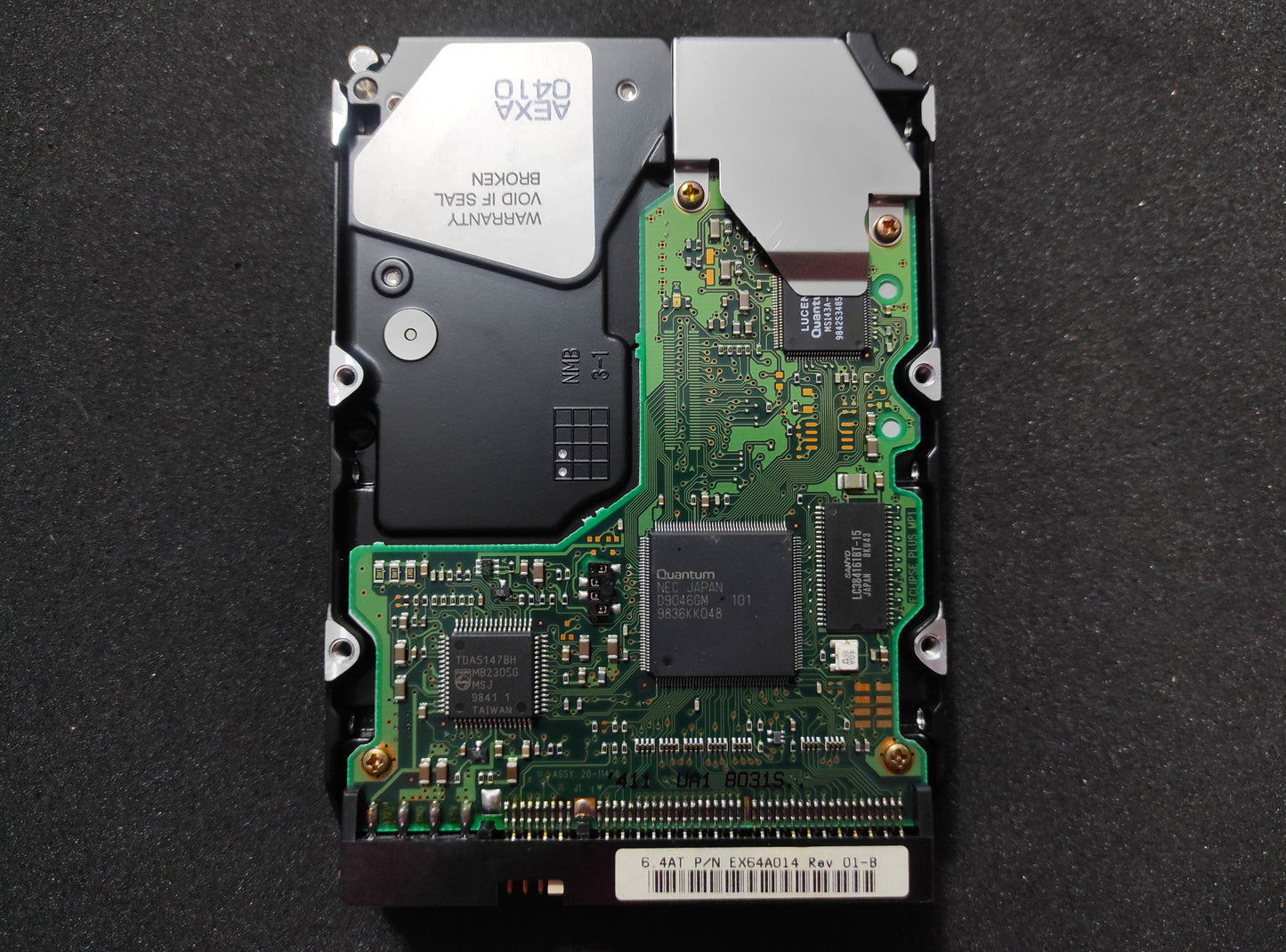 Quantum Fireball EX EX64A014 6.4GB IDE 3.5" Vintage Retro Hard Drive HDD 5400RPM 512KB