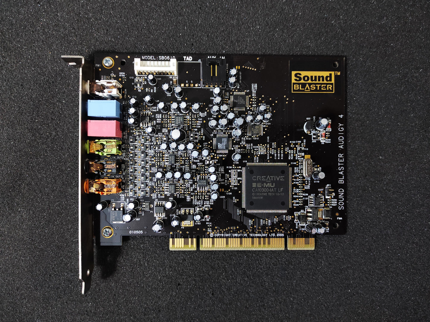 Creative Labs Sound Blaster Audigy 4 7.1 SB0610 24-bit PCI Sound Audio Card