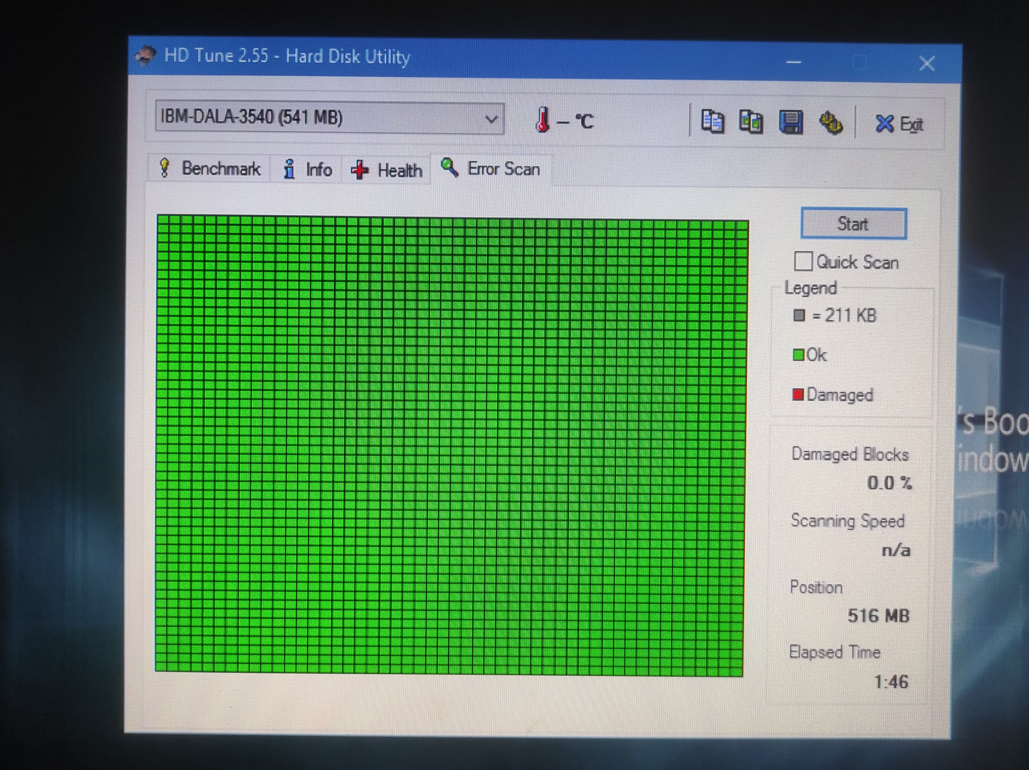 Apple 655-0232 IBM DALA-3540 540MB IDE 3.5" Vintage Retro Hard Drive HDD 4500RPM 96KB