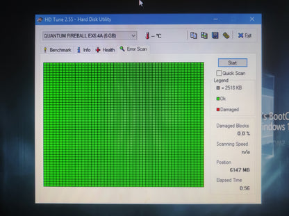 Quantum Fireball EX EX64A014 6.4GB IDE 3.5" Vintage Retro Hard Drive HDD 5400RPM 512KB
