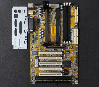 ECS P6BX-A+ Rev 1.2 Socket 370 Slot 1 ATX Motherboard AGP ISA Intel 440BX Chipset