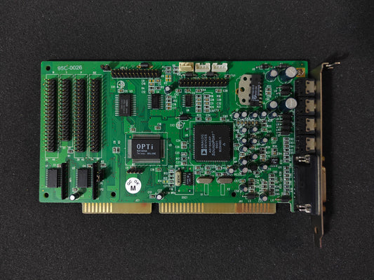 OPTi 95C-0026 82C929A Vintage Retro ISA 16bit Sound Audio Card Yamaha OPL AD1845XP