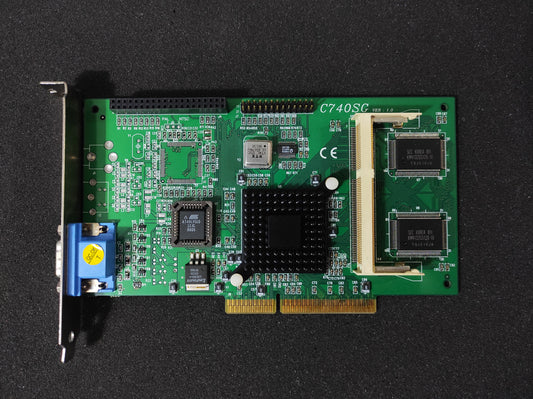 PowerColor C740SG Intel i740 4MB AGP VGA Retro Graphics Video Card
