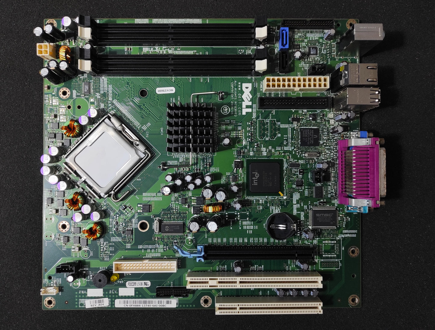 Dell Optiplex GX620 CN-0FH884 Socket 775 DDR2 Motherboard Intel 945 Express Chipset