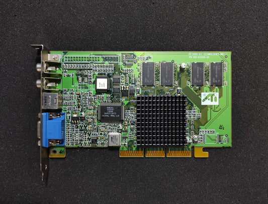 ATI Rage 128 Fury Pro Xpert 2000 AGP 32MB VGA S-Video Graphics Card 109-63200-01