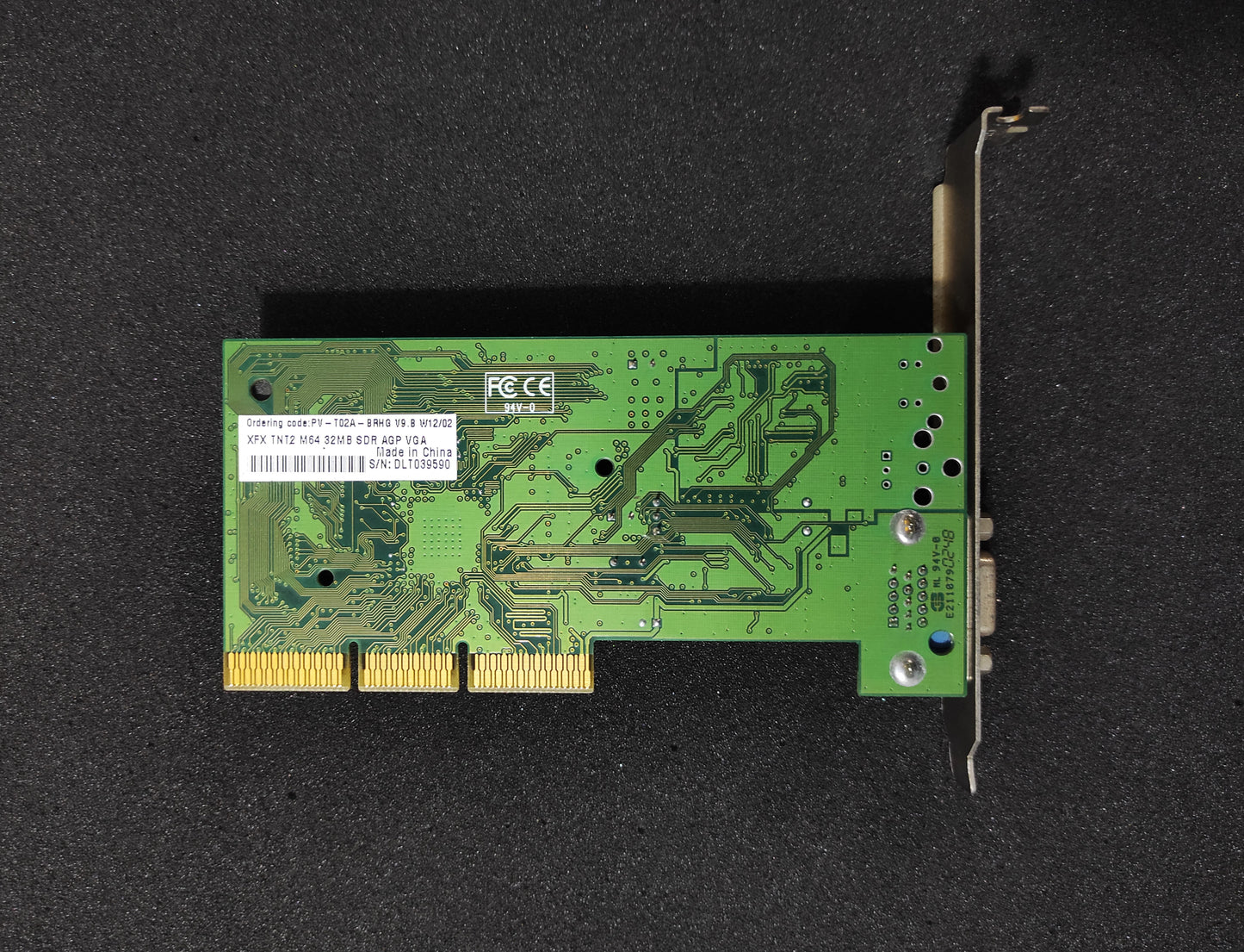 XFX NVIDIA RIVA TNT2 M64 32MB VGA AGP Vintage Retro Graphics Card