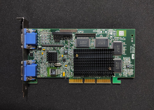 Matrox Millenium G400 Dual Head G4+MDH4A32G AGP 32MB VGA Video Card 906-04