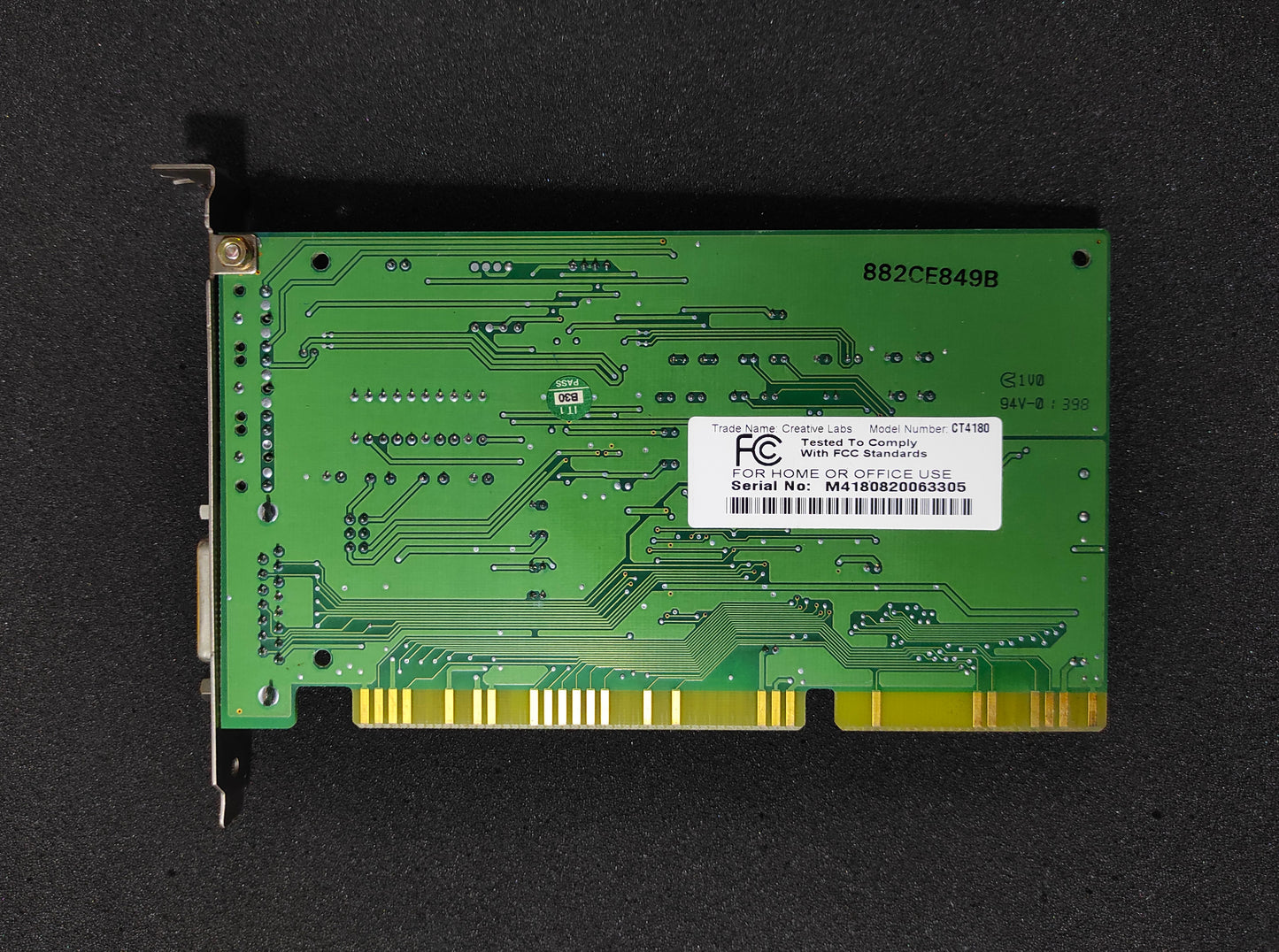 Creative Sound Blaster VIBRA 16 CT4180 ISA Vintage Retro ISA 16bit Sound Audio Card