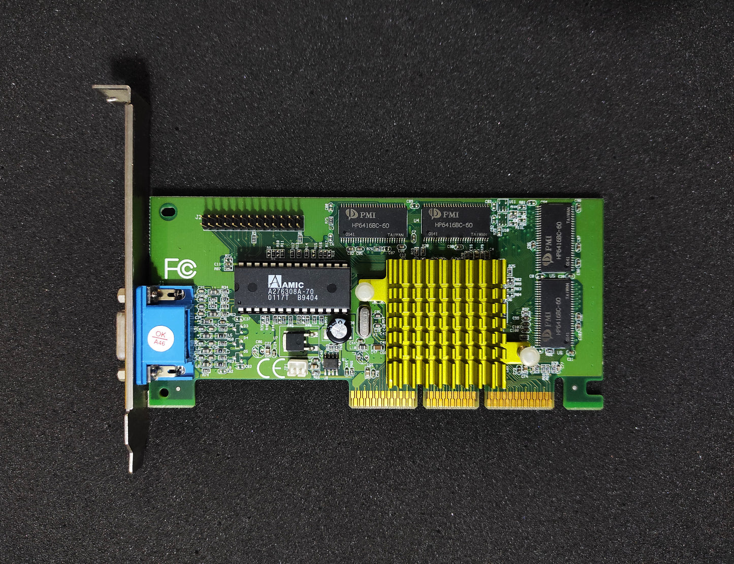 Palit NVIDIA RIVA TNT2 M64 32MB VGA AGP Vintage Retro Graphics Card