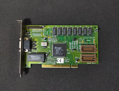 Trident GS9440P GUI9440AGi-1 PCI 1MB VGA Vintage Retro Graphics Card TGUI9440