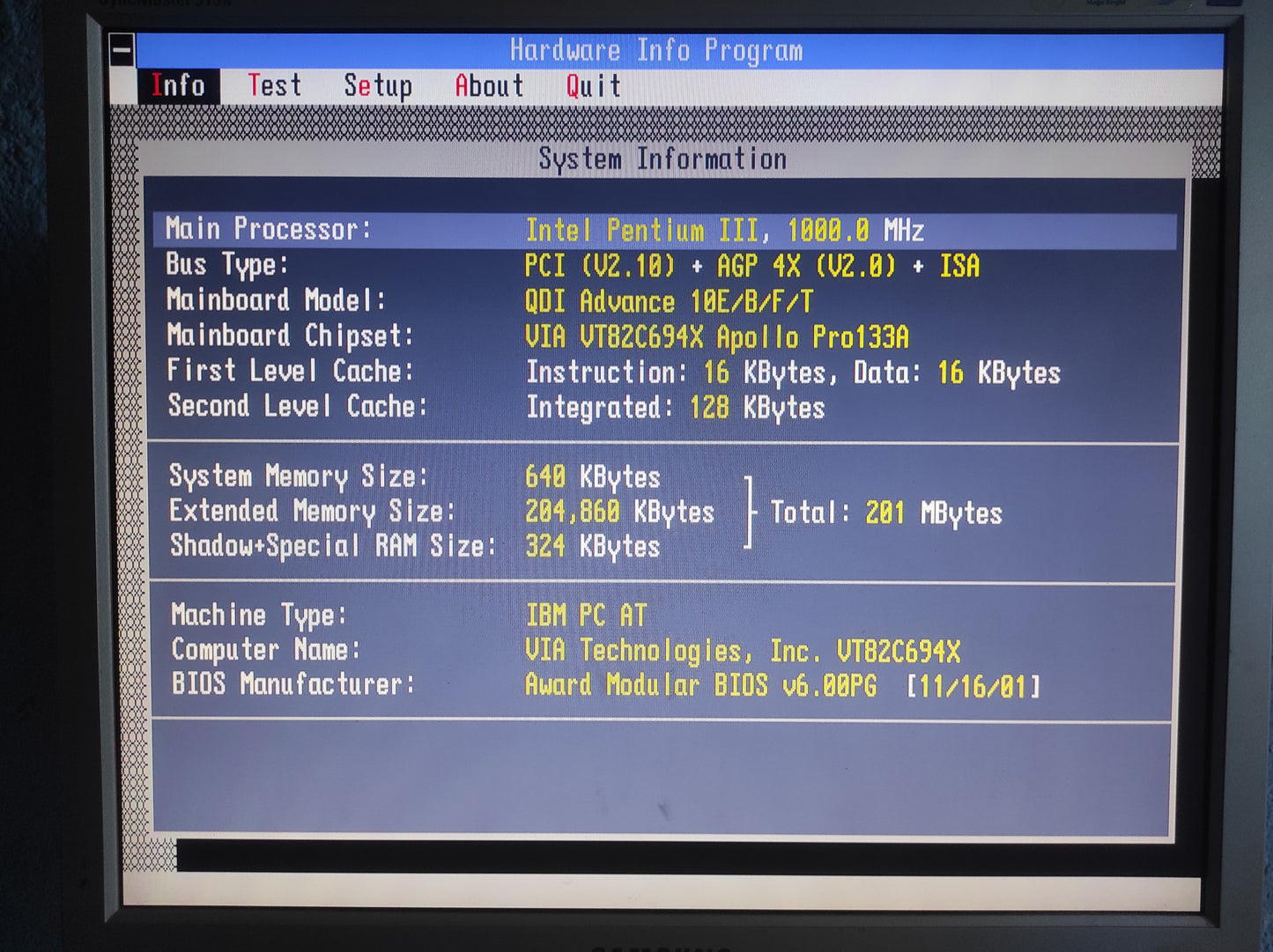 Legend QDI Advance 10T P6V694T/A10T-A Socket 370 ATX Motherboard AGP ISA PCI VIA Apollo Pro 133T