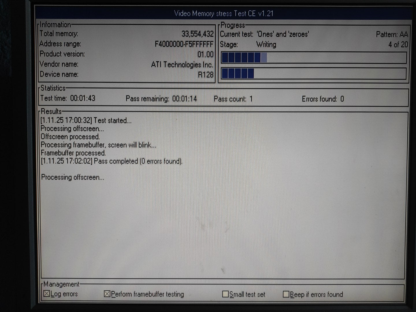 ATI Rage 128 Fury Pro Xpert 2000 AGP 32MB VGA S-Video Graphics Card 109-63200-01