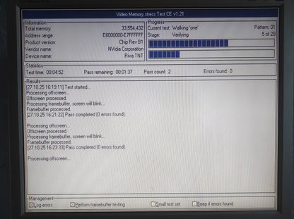 Palit NVIDIA RIVA TNT2 M64 32MB VGA AGP Vintage Retro Graphics Card