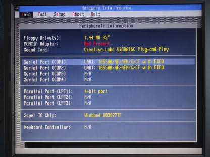 Creative Sound Blaster VIBRA 16 CT4180 ISA Vintage Retro ISA 16bit Sound Audio Card