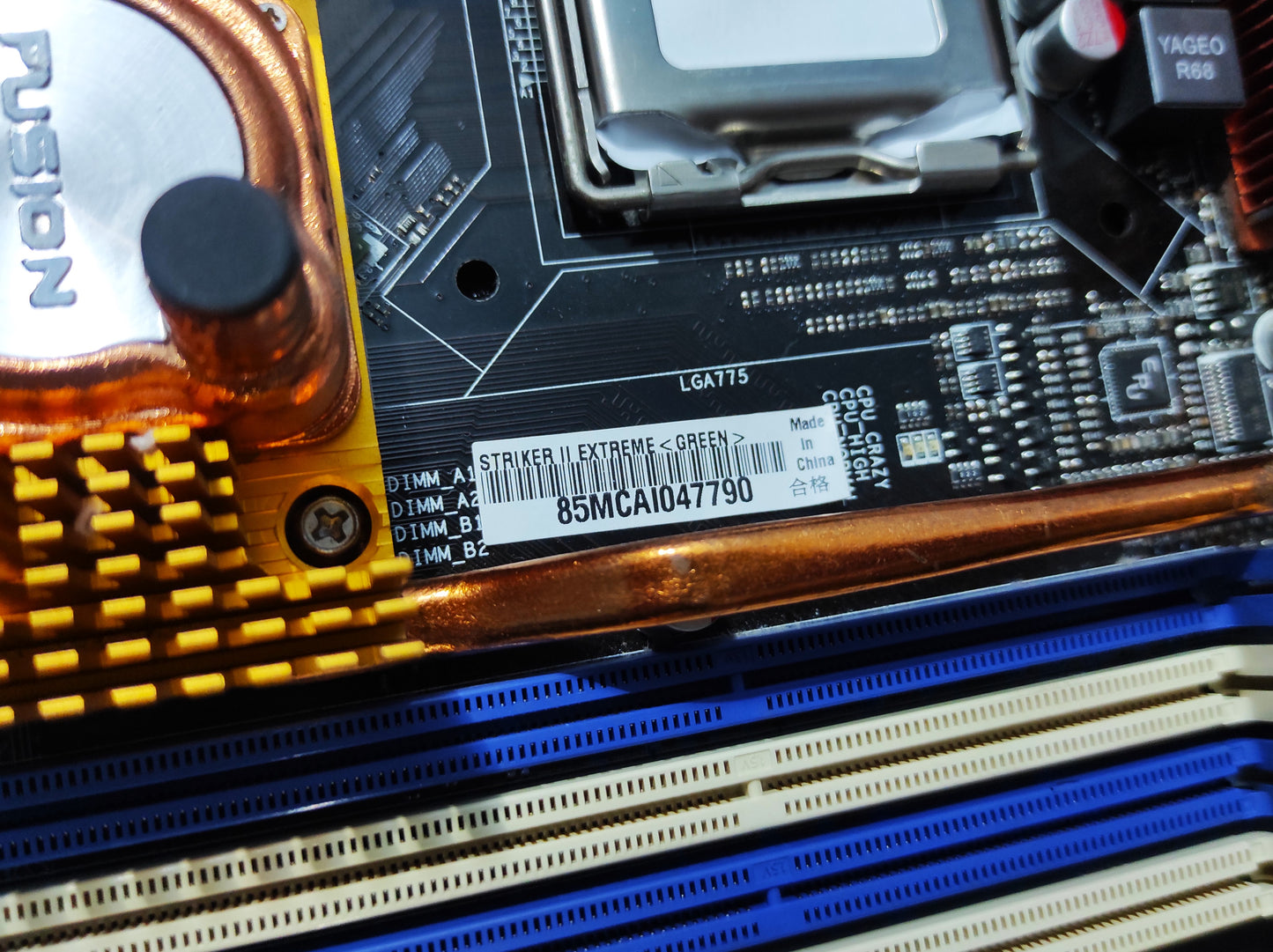 ASUS Striker II Extreme Socket 775 ATX Motherboard DDR3 Nvidia nForce 790i Ultra SLI Chipset