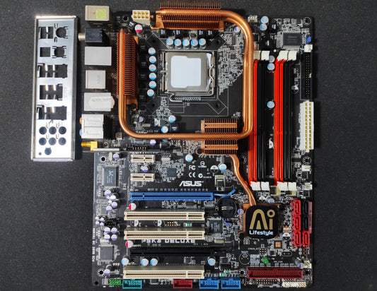 ASUS P5K3 Deluxe Socket 775 ATX Motherboard DDR3 PCIe x16 PCI SATA Intel P35 Chipset