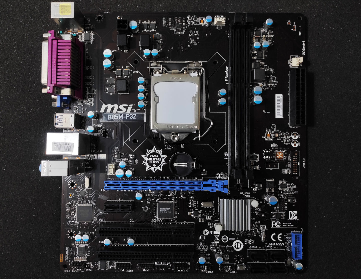 MSI B85M-P32 Socket 1150 DDR3 mATX Motherboard Intel B85 Express Chipset