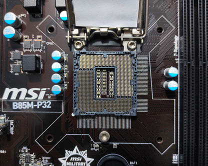 MSI B85M-P32 Socket 1150 DDR3 mATX Motherboard Intel B85 Express Chipset