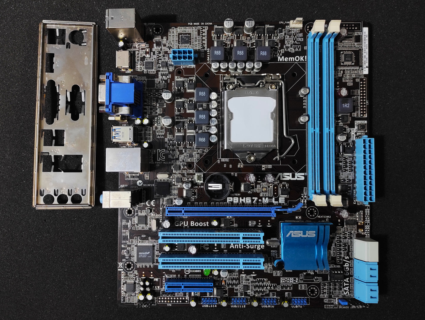 ASUS P8H67-M LE Socket 1155 mATX Motherboard DDR3 Intel H67 Express Chipset