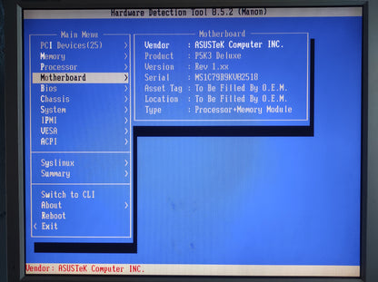 ASUS P5K3 Deluxe Socket 775 ATX Motherboard DDR3 PCIe x16 PCI SATA Intel P35 Chipset