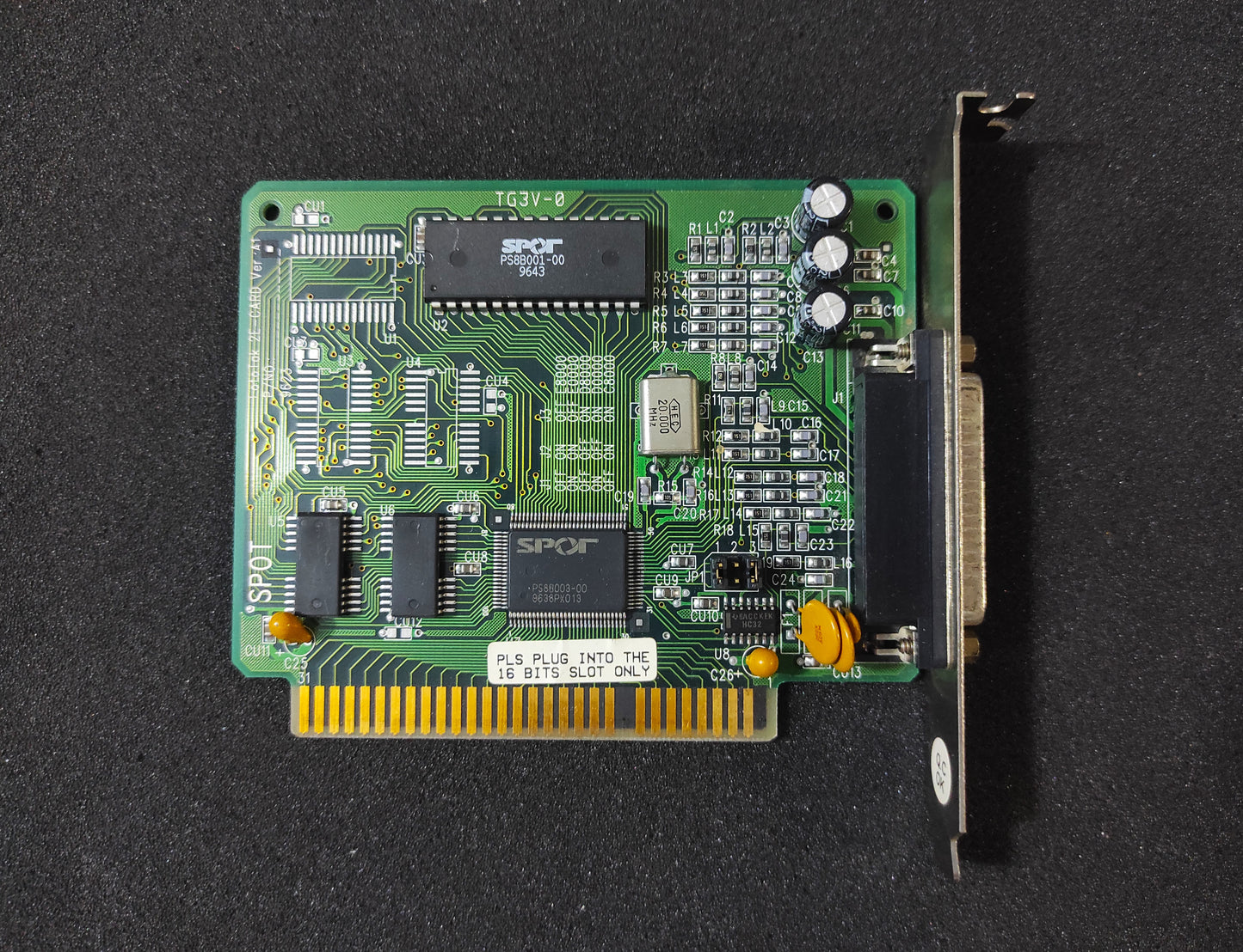 FotoTak 2E-CARD TG3V-0 16bit ISA Vintage Retro SCSI Bus Controller Card