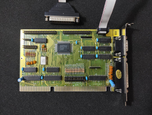 GoldStar PRIME 2 9335 FDD IDE Serial Parallel Game ISA Multi I/O Controller Card JGBPRIME2