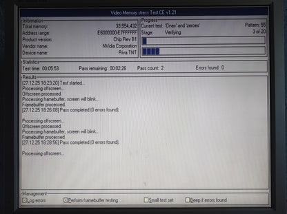 Creative Labs CT6980 Nvidia RIVA TNT2 M64 AGP 32MB VGA Graphics Card