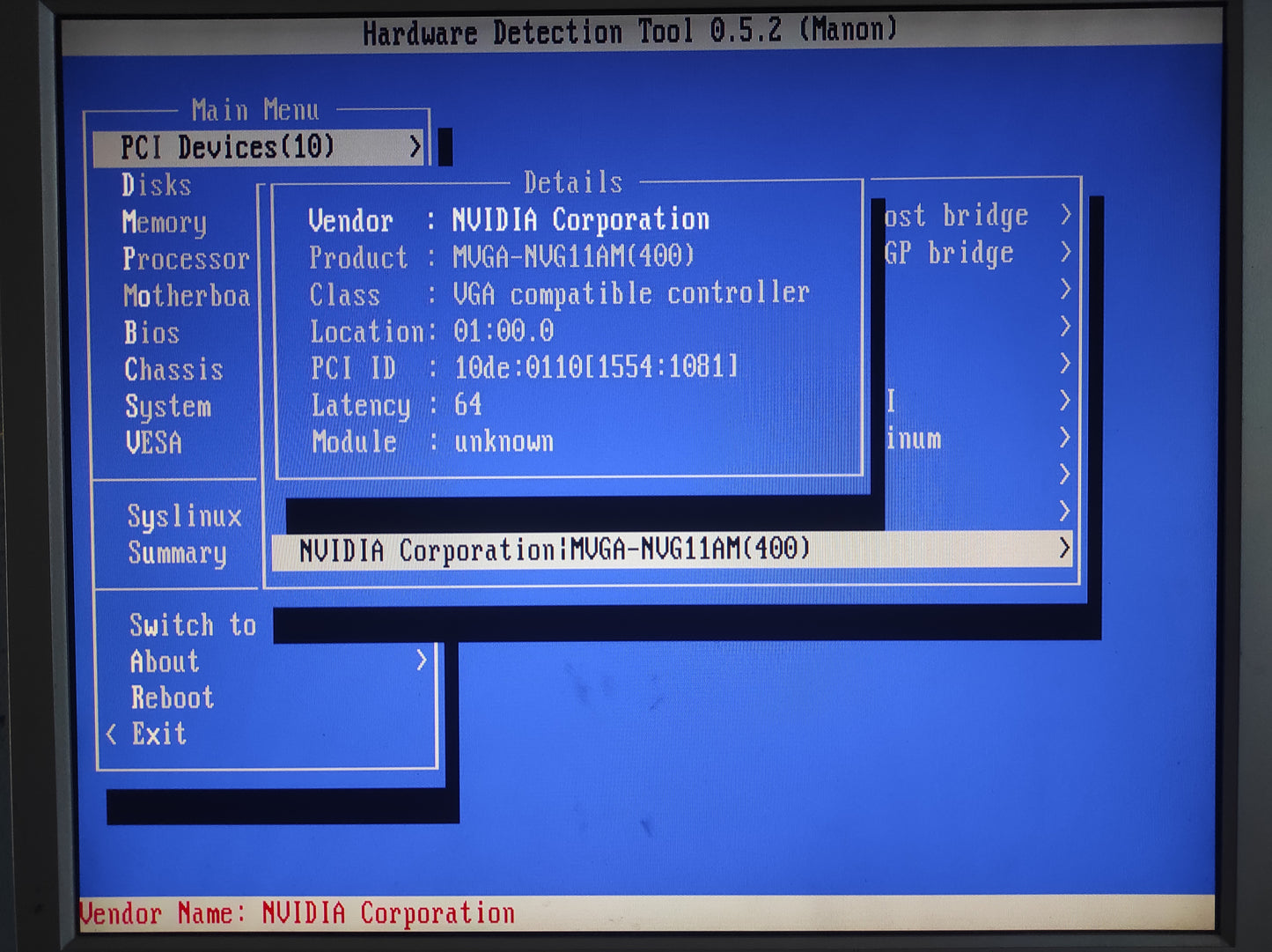 Prolink NVIDIA GeForce2 MX 400 64MB AGP VGA Graphics Card MVGA-NVG11AM(400)