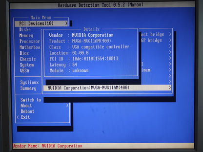 Prolink NVIDIA GeForce2 MX 400 64MB AGP VGA Graphics Card MVGA-NVG11AM(400)