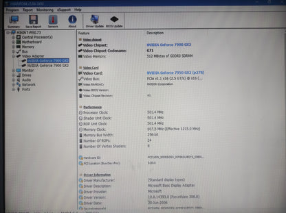 Albatron Nvidia GeForce 7900 GTX-Duo, 7900 GX2 2x512MB DVI Retro Dual GPU Graphics Card