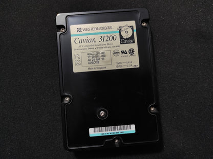 Western Digital Caviar AC31200 1.28GB 4500RPM IDE Hard Drive HDD FOR PARTS