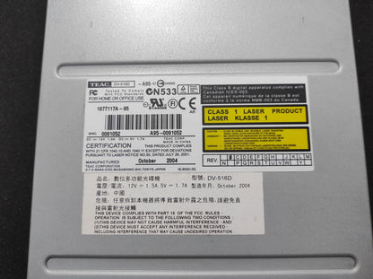TEAC DV-516D-A95 IDE 5.25" Internal Vintage Retro Beige DVD Drive 1977117A-95